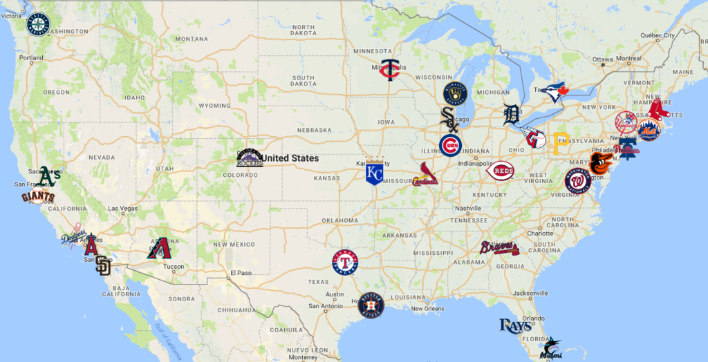 MLB Map - Sleepy Forest Sports